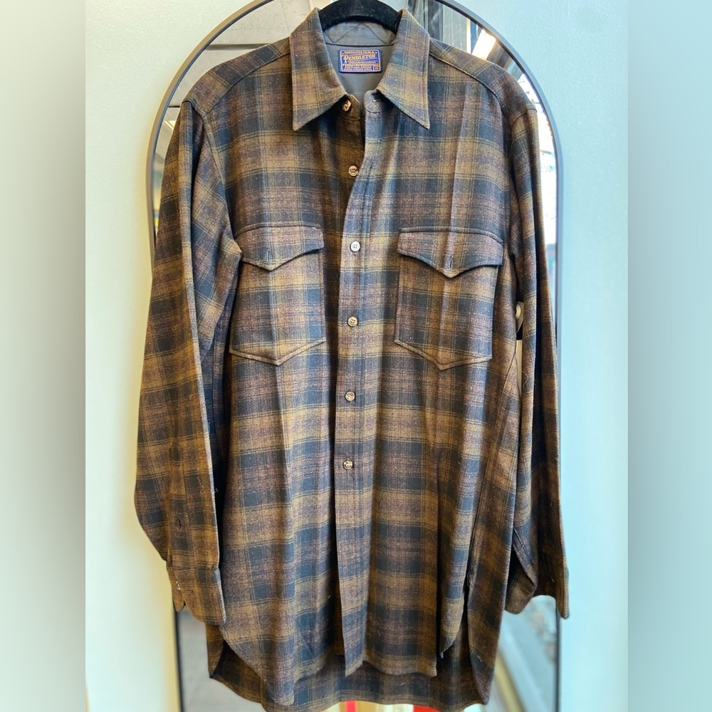 Pendleton Wool Shirt Size 15